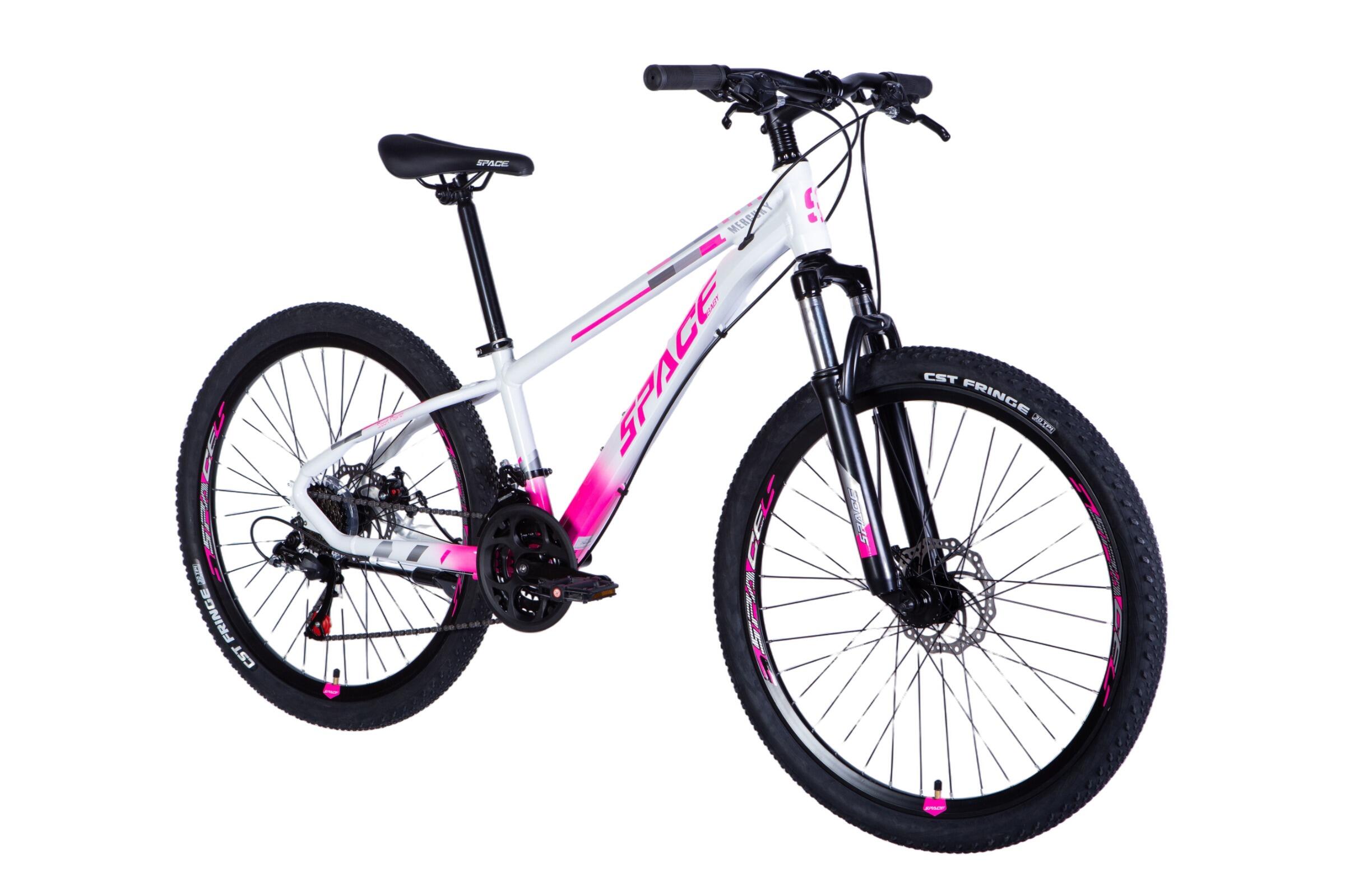 Bicicletta Mercury Alluminio, 26″, 145–170 cm, 21 velocità, Bianco/Rosa 2/7
