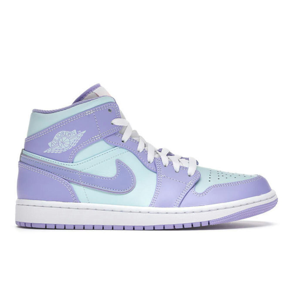 Nike - Air Jordan 1 Mid Purple Aqua - Baskets - Violet - Decathlon