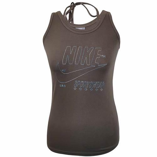 Tricou universal 218544074 fără mâneci maro damă
