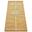 Tapete de yoga em borracha e cortiça 5mmx68cmx1,83m, Mandala Bodylines dourado