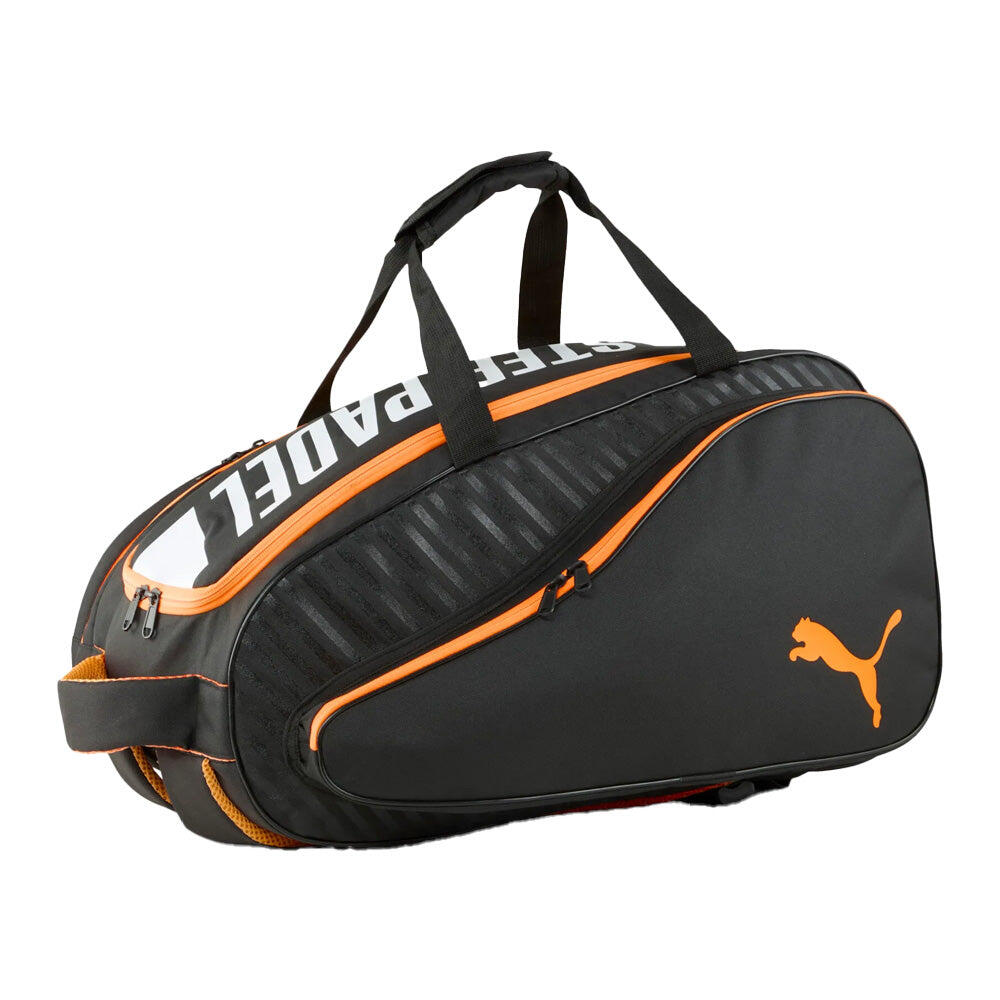 Puma nova elite preto laranja padel bag