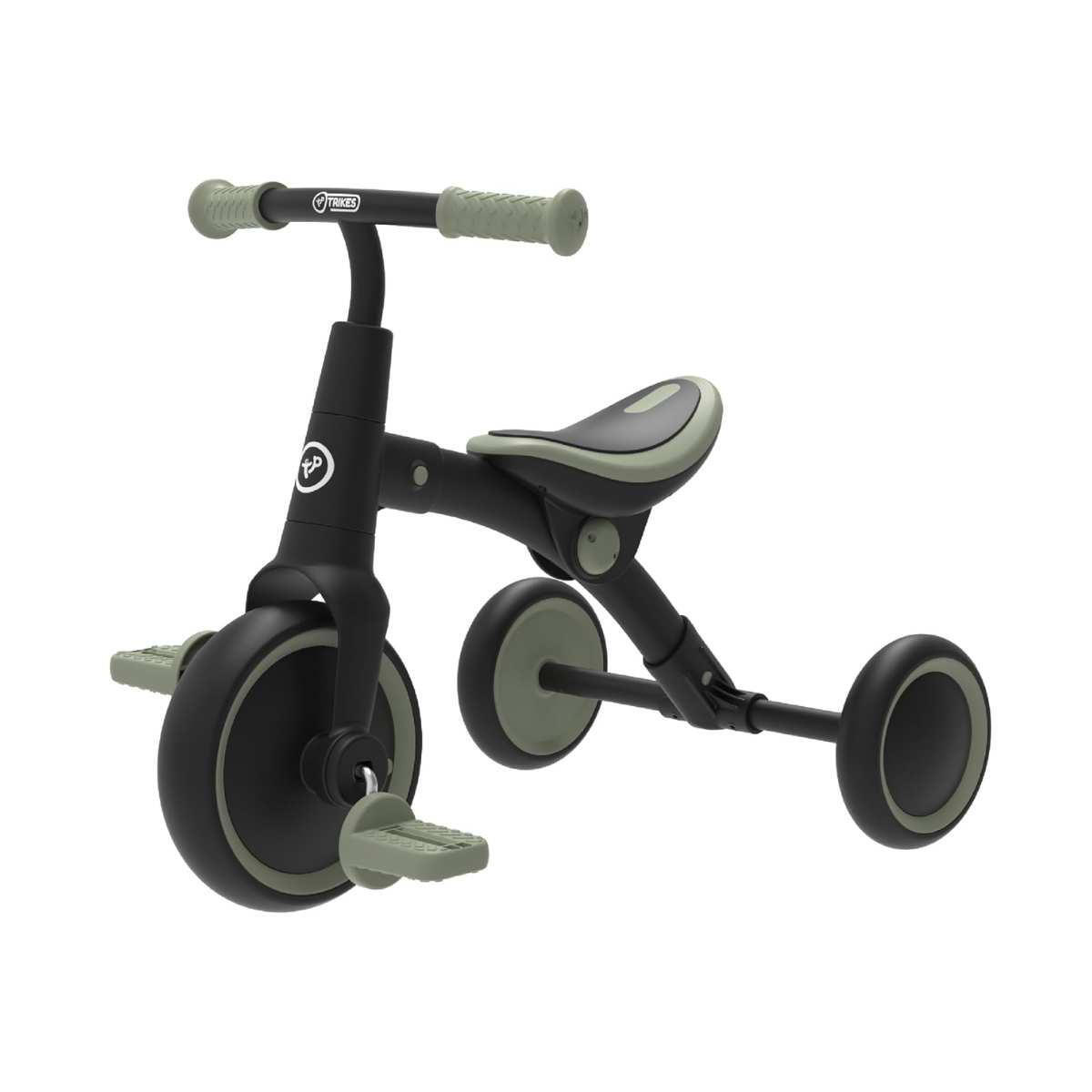 TP TOYS 2-in-1 kinderdriewieler FOREST Zwart