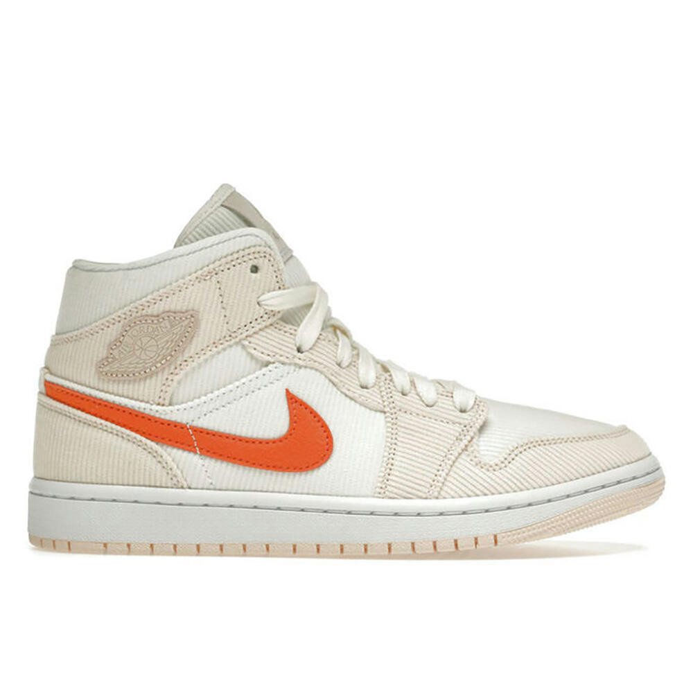 Jordan - Air Jordan 1 Mid Corduroy - Baskets - Blanc - Decathlon