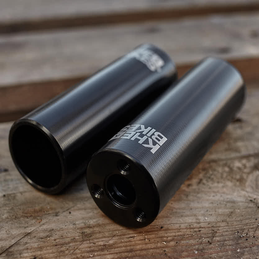 BMX PEGS PRO CNC VOLWASSEN ZWART 10MM/14MM KHEBIKES 5/5