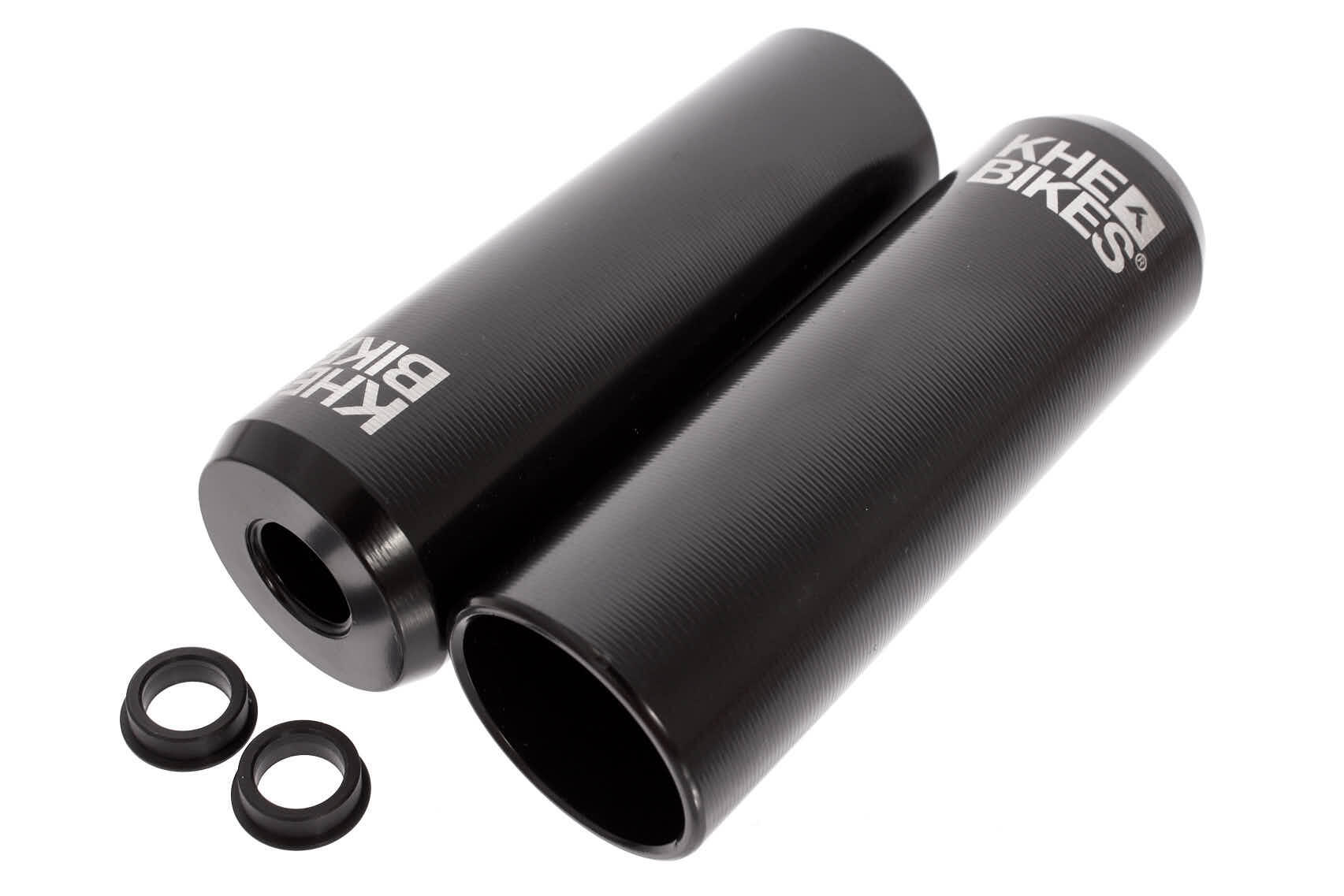 BMX PEGS PRO CNC VOLWASSEN ZWART 10MM/14MM KHEBIKES 3/5