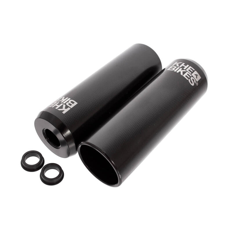 BMX KOLÍKY PRO DOSPĚLÉ CNC ČERNÉ 10MM/14MM KHEBIKES
