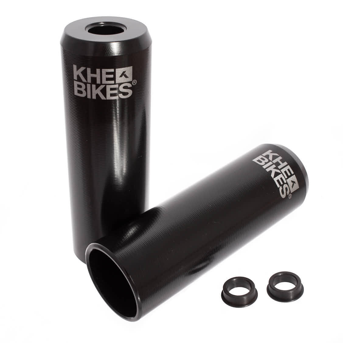 KHEBIKES BMX KOLÍKY PRO DOSPĚLÉ CNC ČERNÉ 10MM/14MM KHEBIKES