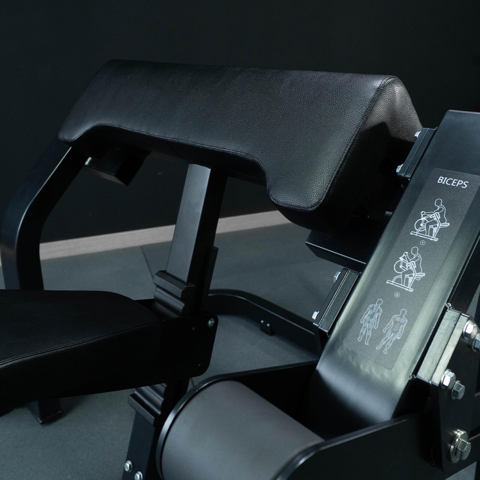 Machine à Levier / Curl Biceps Fitness Tech 6/8