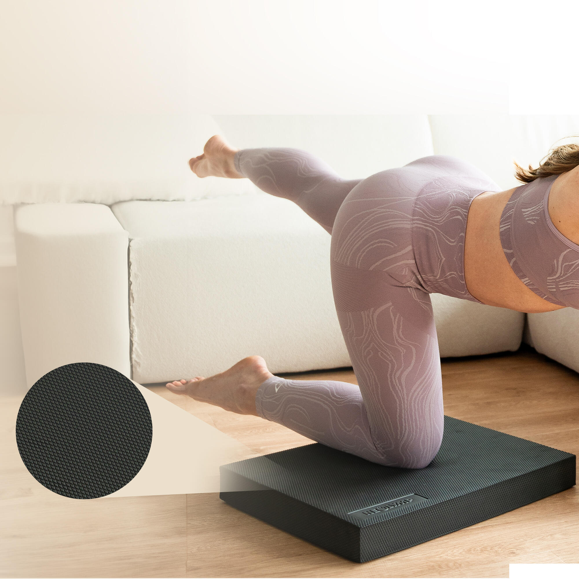Coussin D'équilibre En Mousse, 5 Milliards De Coussinets De Stabilité Pour La Physiothérapie, Tapis D'équilibre Antidérapant Pour Les Exercices D' équilibre, Le Yoga, Le Fitness, Les étirements, Le