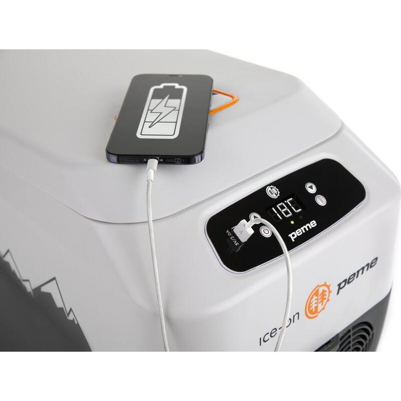 Elektrický chladicí box Peme Ice-on iOG-30L 12/230V s popruhem na přenášení