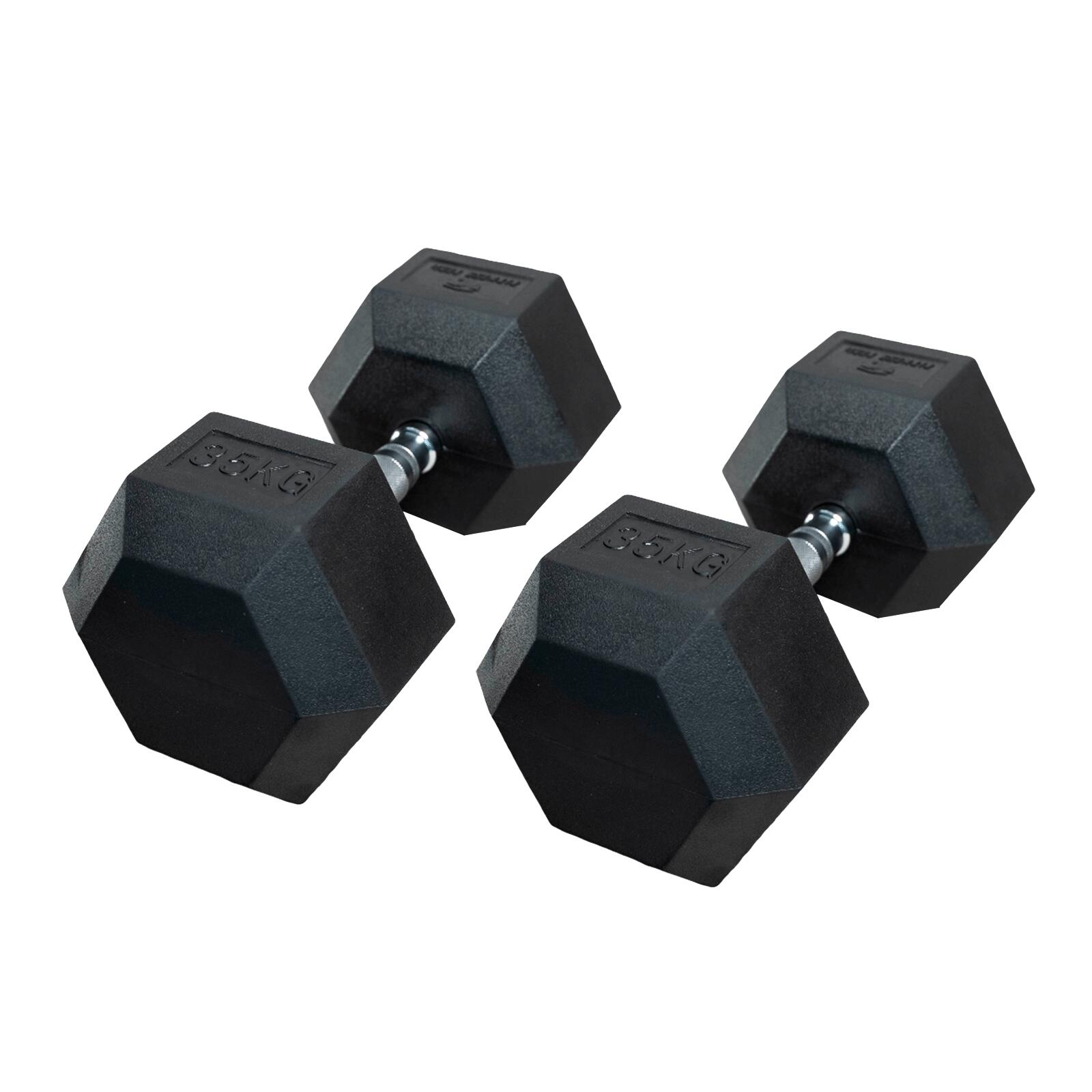 Halteres Hexagonais 2 x 35kg Fitness Tech