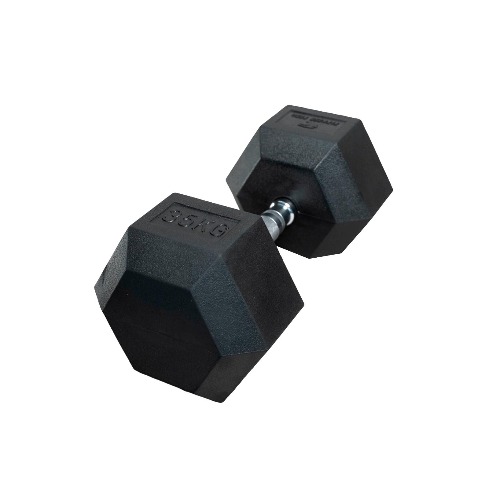 Haltères hexagonales 35kg Fitness Tech Set 2 Unités 2/8