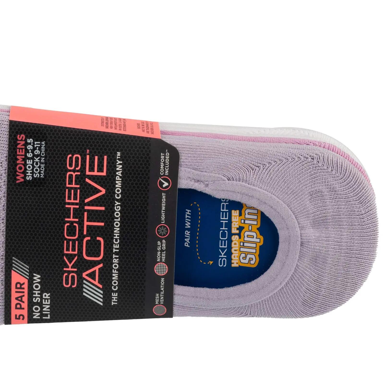 Skarpetki sportowe damskie  5pk Microfiber Liner Socks 3/3