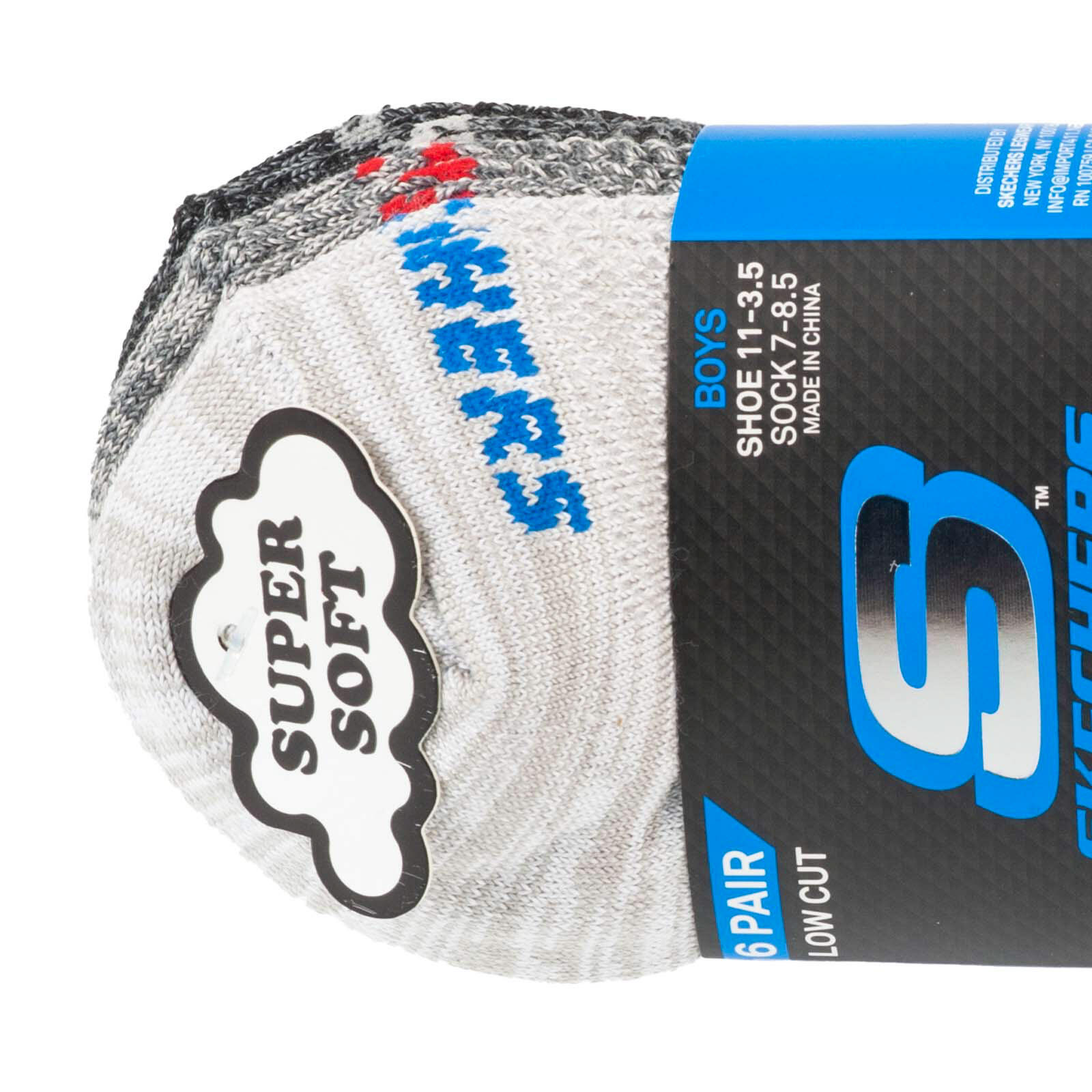 Skarpetki sportowe dla dzieci 6pk Boys No Terry Socks 2/3