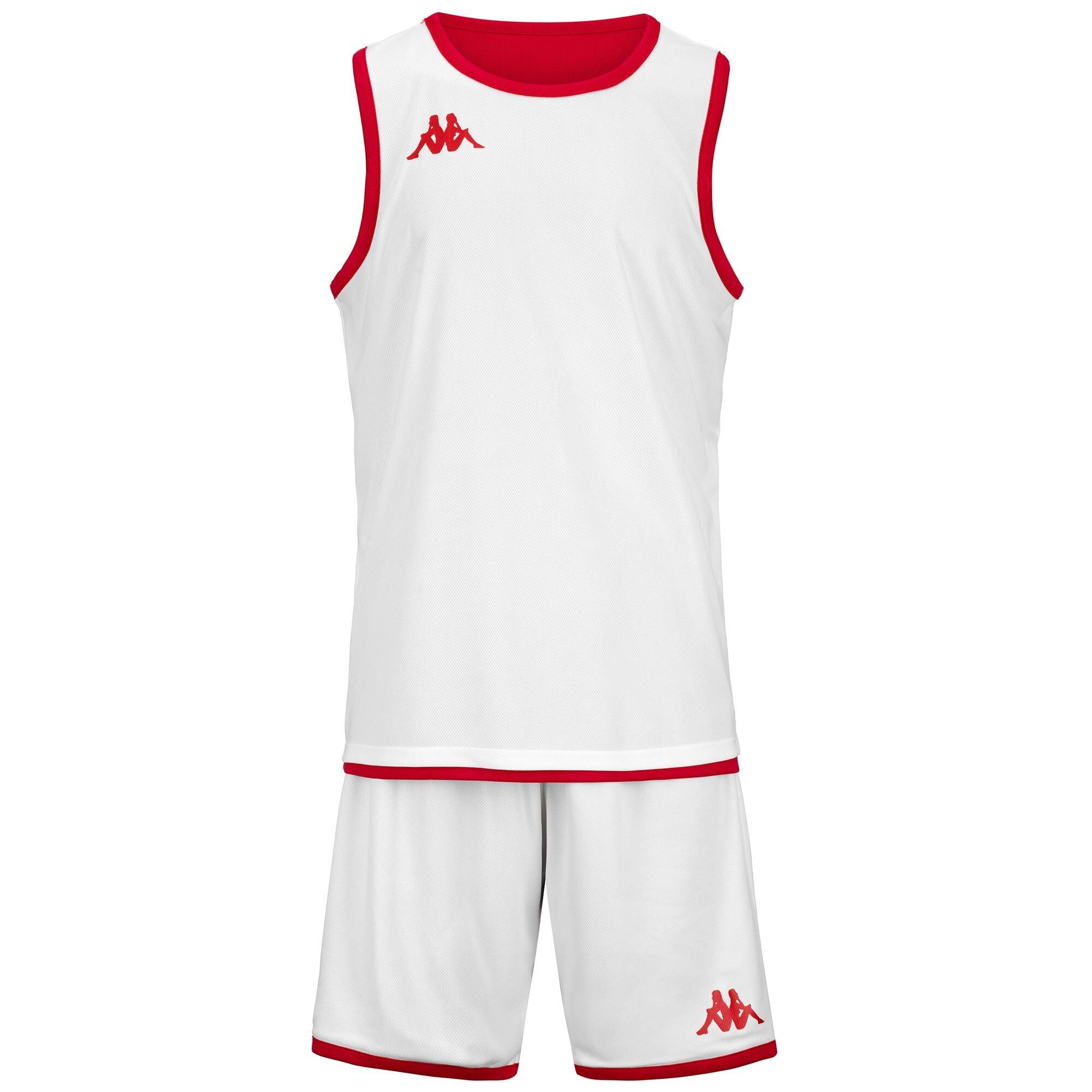 Kappa - Ensemble Basketball Homme Dancosi Rouge - Survêtement - Blanc|multicolore|rouge - 48 Xl - Decathlon