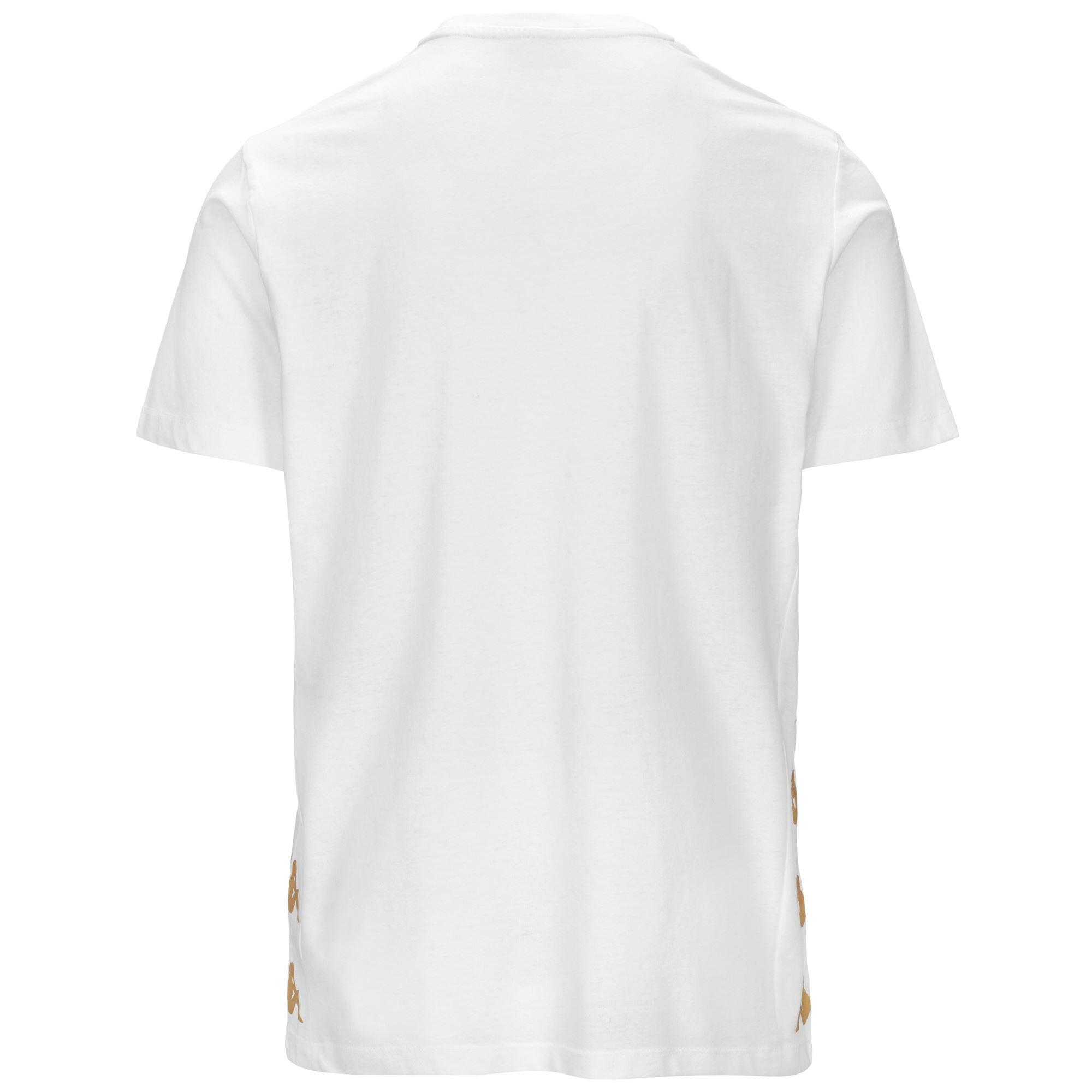 T shirt maglietta da bambino in cotone bianco da calcio 3/5