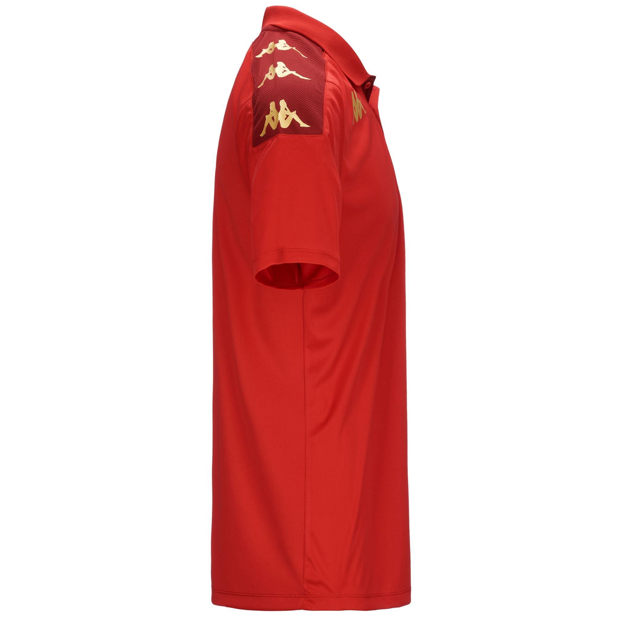 Polo multisports homme Ghiolo rouge 2/5