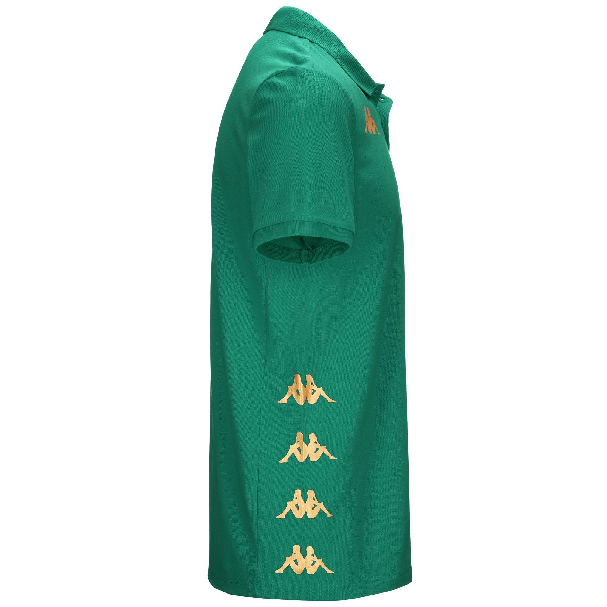 T shirt maglietta da uomo in cotone verde da calcio 2/5