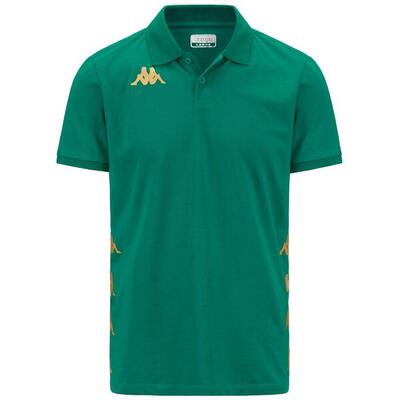 Polo da bambino in cotone bianco da calcio