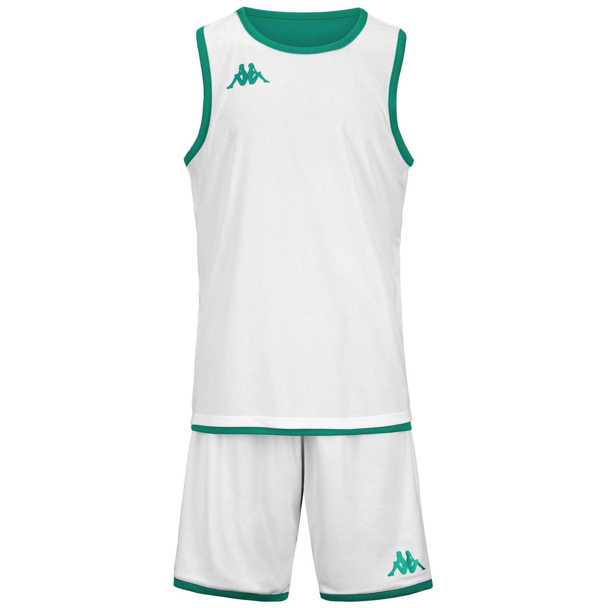 Kappa - Ensemble Basketball Garçon Dancosi Vert - Survêtement - Blanc|multicolore|vert -  6 À 8 Ans - Decathlon