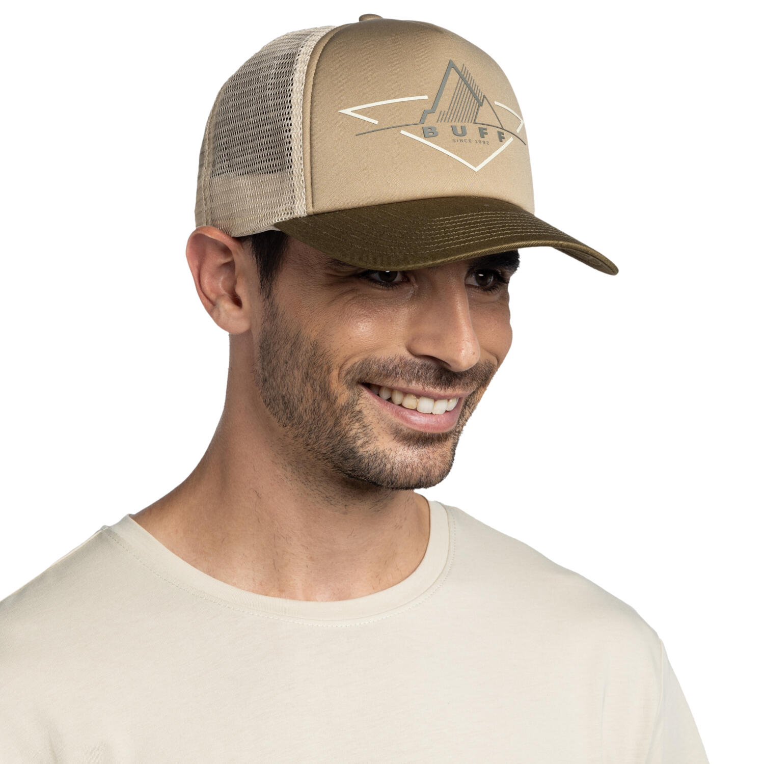Gorra Trucker Mujer Buff Verde 3/7
