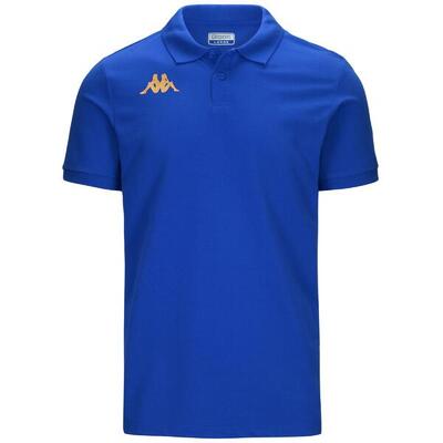 Polo da bambino in cotone bianco da calcio