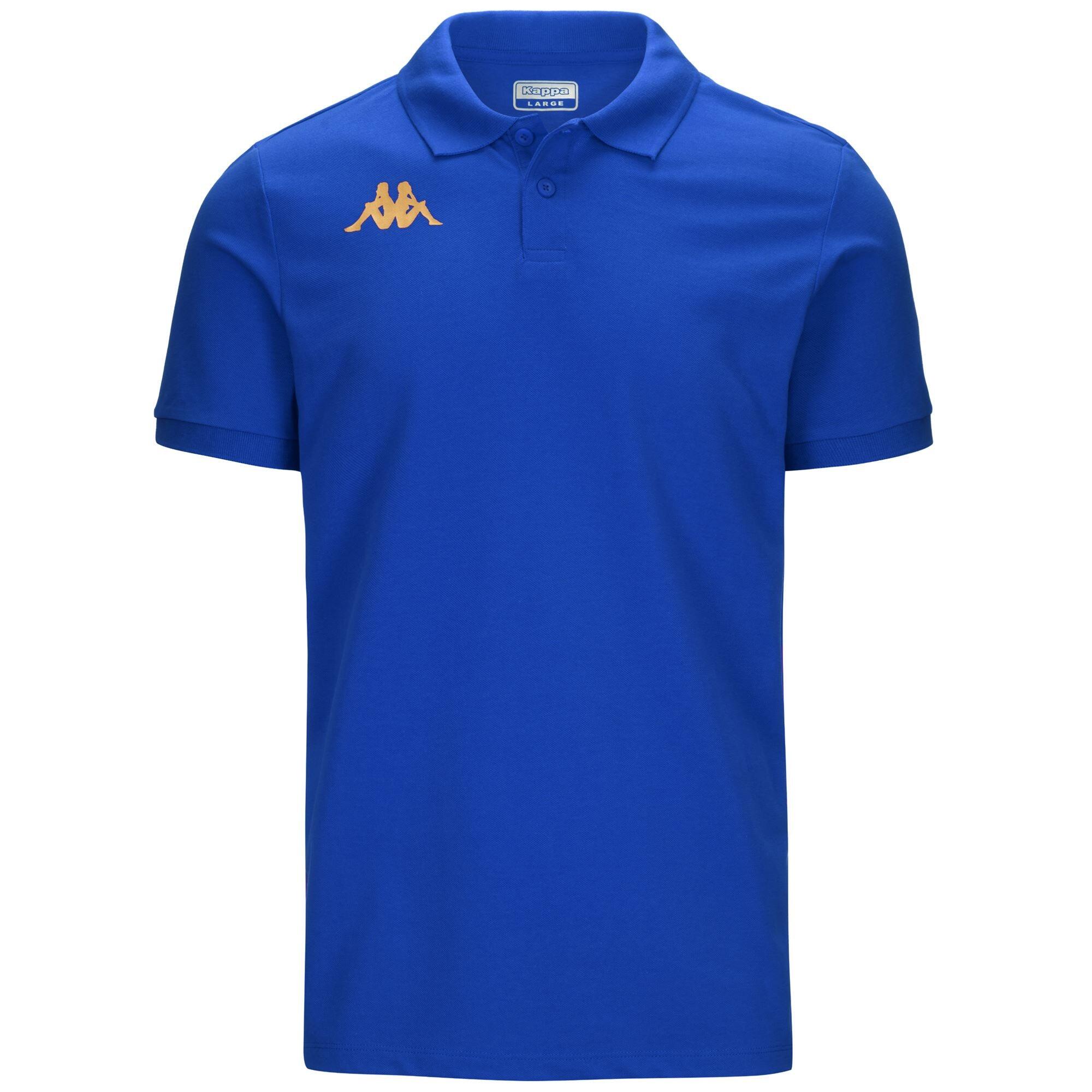 Kappa - Polo Multisports Homme Gastio Bleu - T-shirt Manches Courtes - Bleu|multicolore - Decathlon