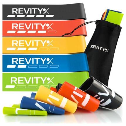 Fitness Widerstandsband-Set 5, 5–25 kg Mini Bands mit Zubehör und Trainingsplan