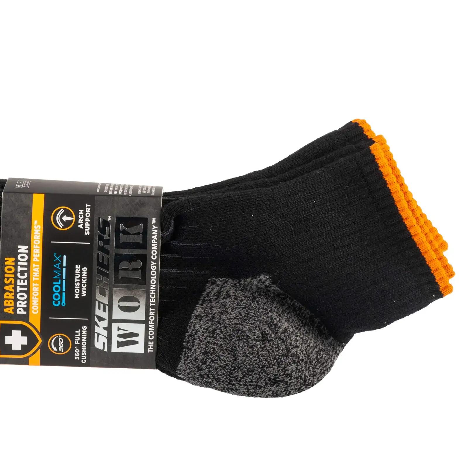 Skarpetki sportowe męskie  3pk Mens Work Qtr Socks 3/3