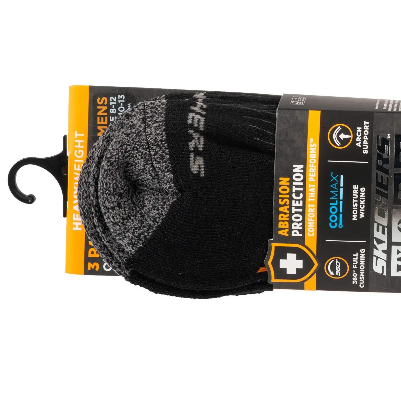 Skarpetki sportowe męskie  3pk Mens Work Qtr Socks 2/3