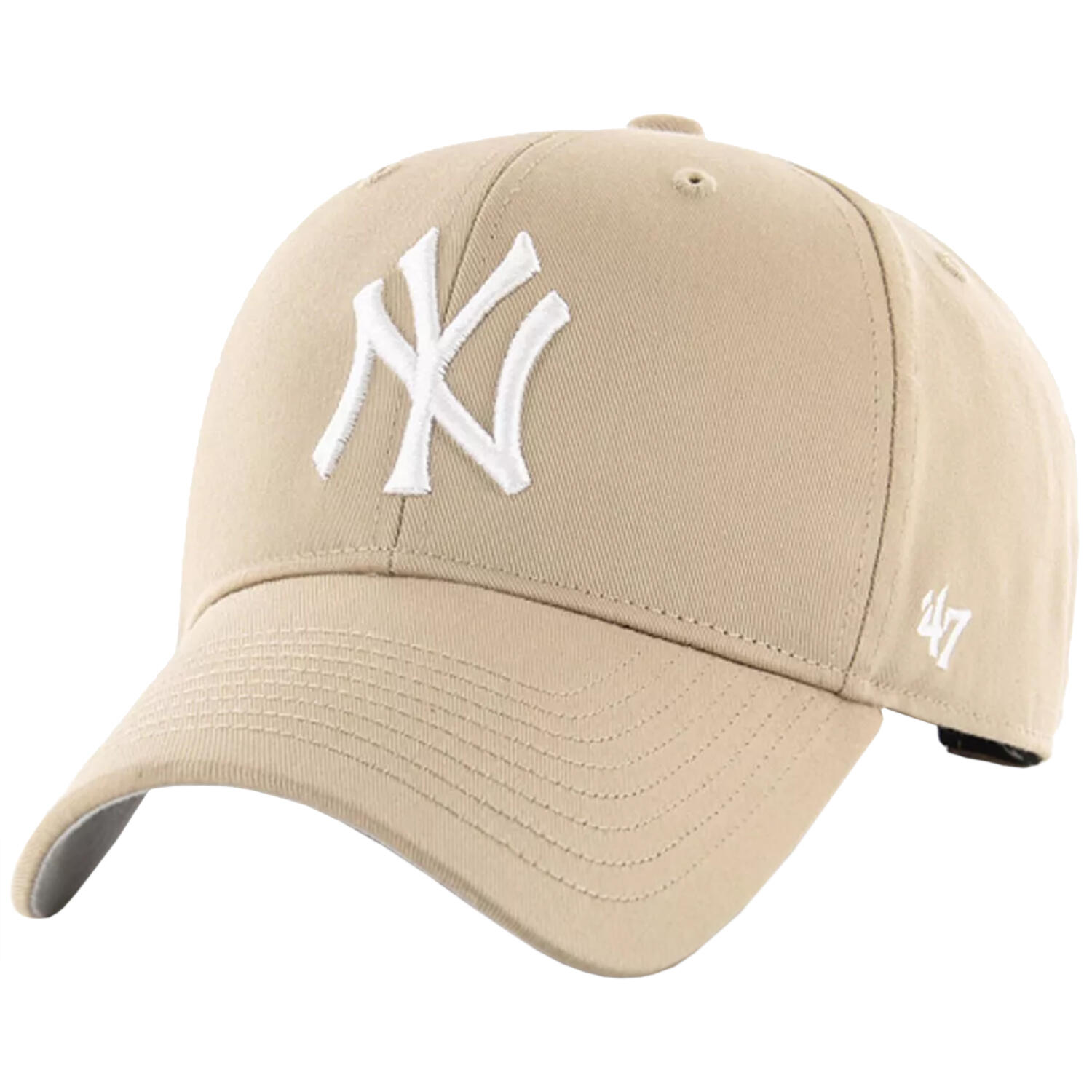 47 Brand - Casquette De Baseball - Mlb - Casquette New York - Ajustable - Casquette - Beige - Decathlon