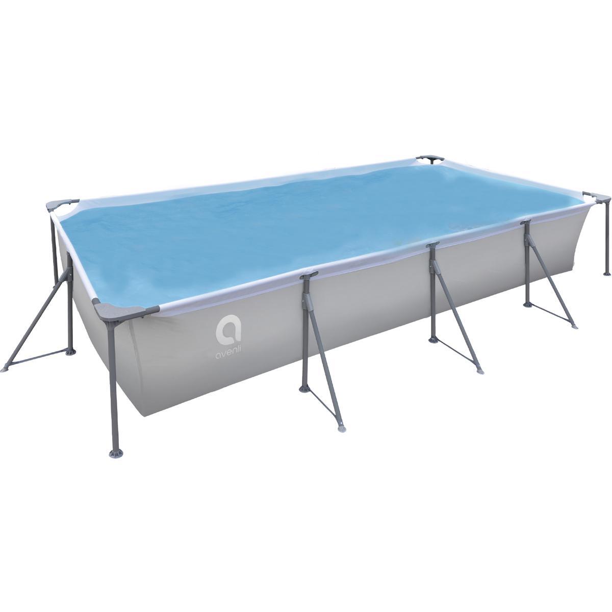 Basen stelażowy Avenli prostokątny super strong 394x207x80CM 3/4