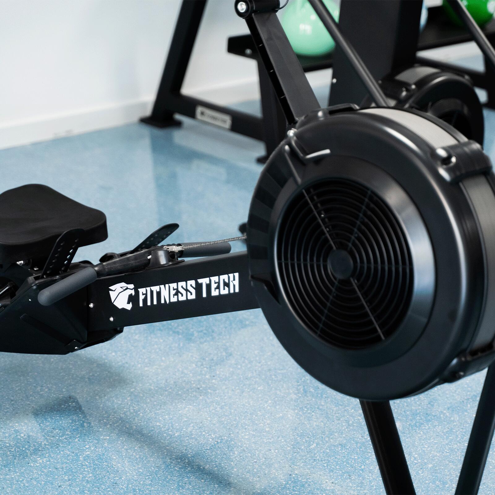 Rameur à air pliable professionnel Fitness Tech 5/8