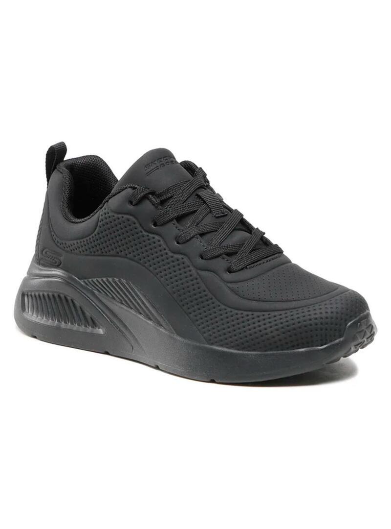 Sapatilhas femininas Skechers Bobs buno Preto 2/5