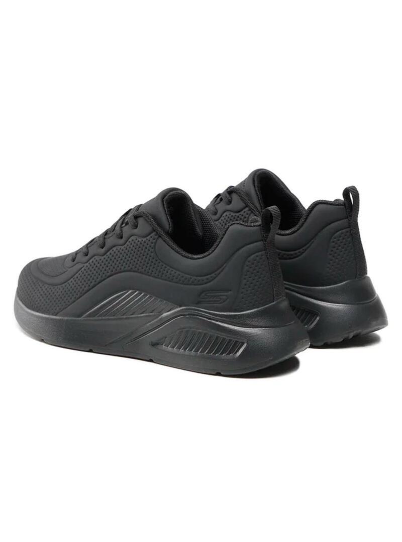 Sapatilhas femininas Skechers Bobs buno Preto 3/5