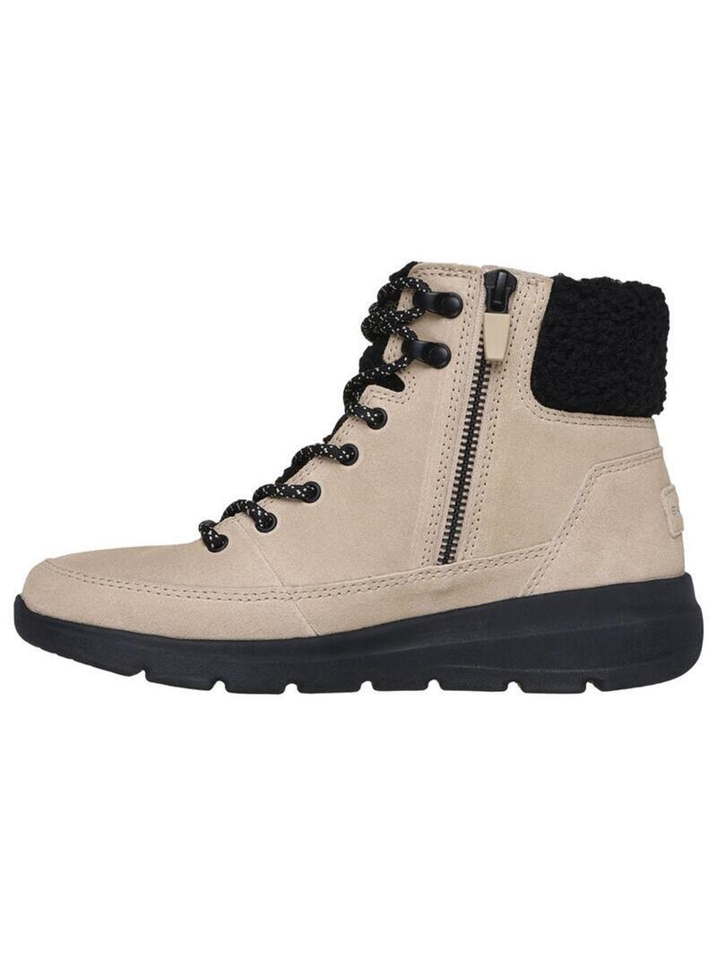 Botas para Mujer Skechers  glacial ultra  Beige 2/5