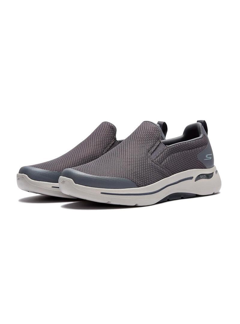 Zapatillas para Hombre Skechers Go walk arch fi Gris 6/7