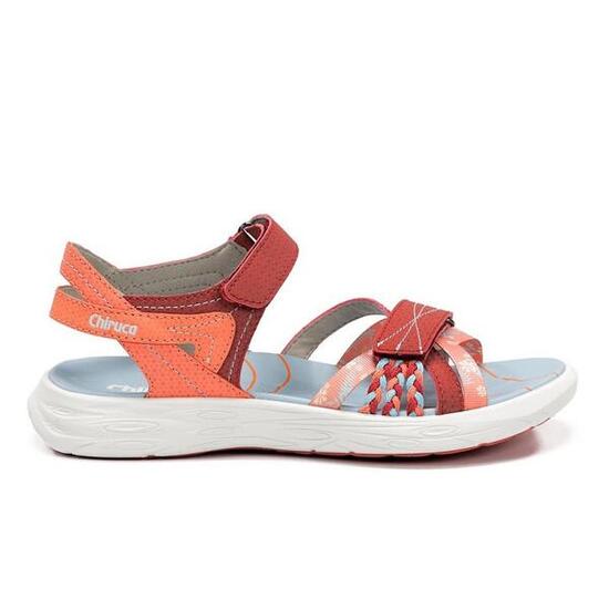 Flache Sandalen Damen Chiruca Barbate 08 Bordeaux