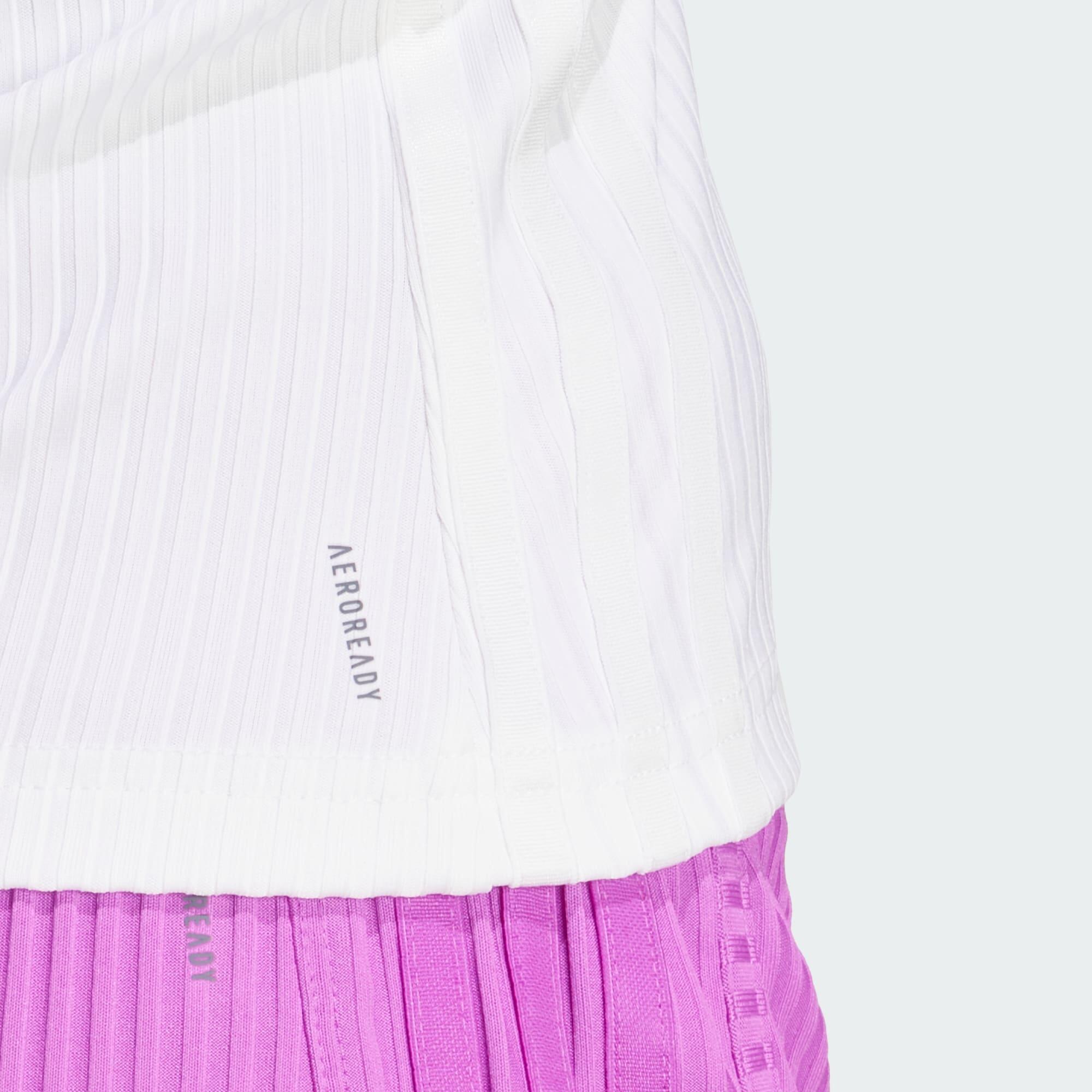 All Gym Seasonal Rib Tight Fit Tonal 3-Stripes Tanktop 5/5