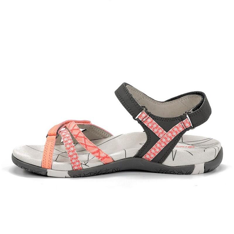 Flache Sandalen Damen Chiruca Valencia 28 Grau 4/5