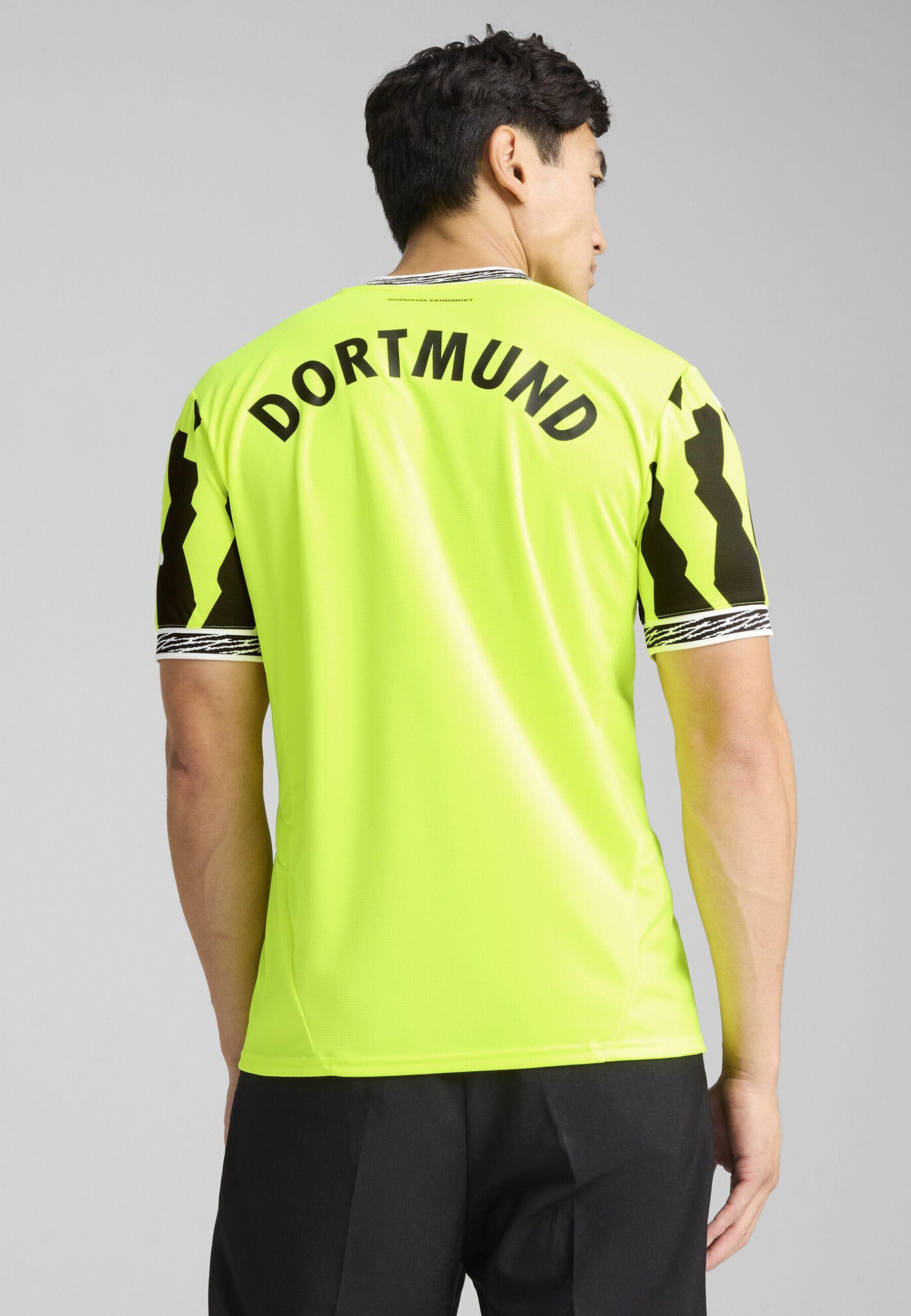 Tricou fotbal bărbați Sondertrikot Neon galben PUMA Yellow Alert Black 4/7
