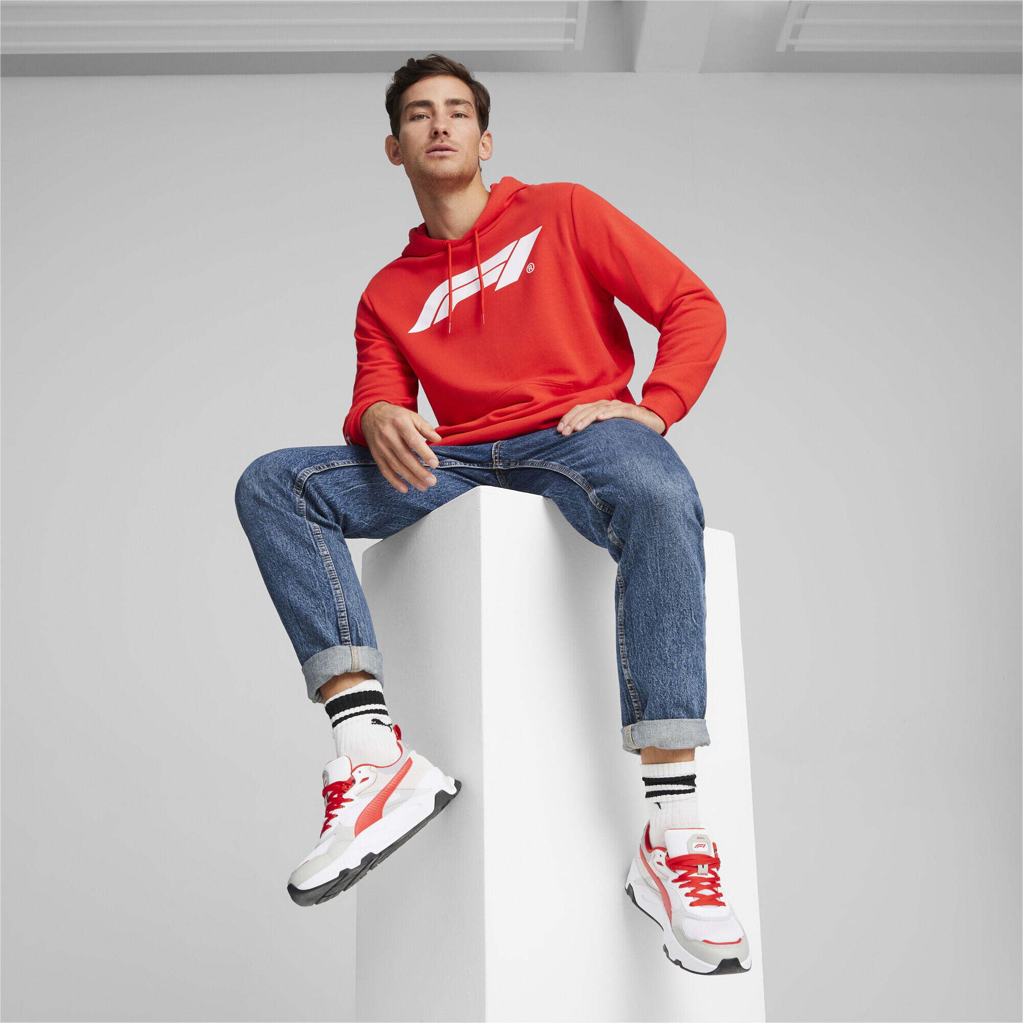 Felpa con cappuccio con logo Motorsport F1 ESS da uomo PUMA 3/7