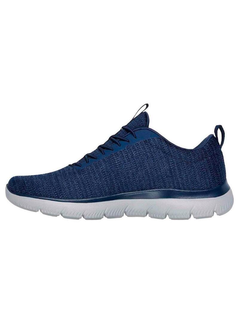 Zapatillas para Hombre Skechers  summits Marino 2/5