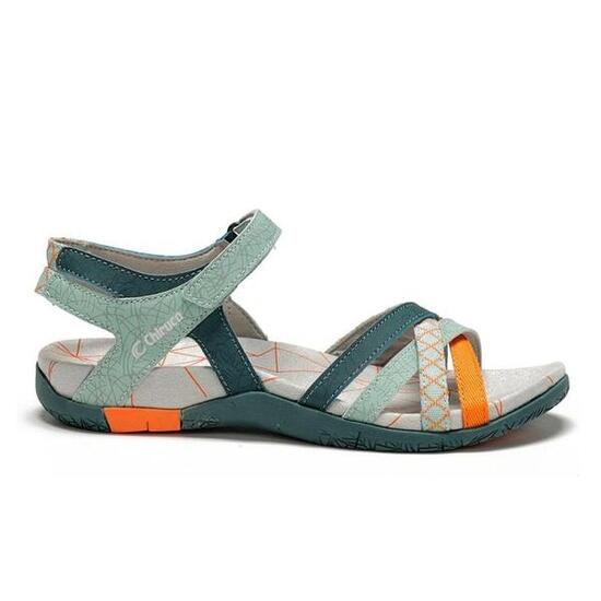 Flache Sandalen Damen Chiruca Malibu 41 Grün