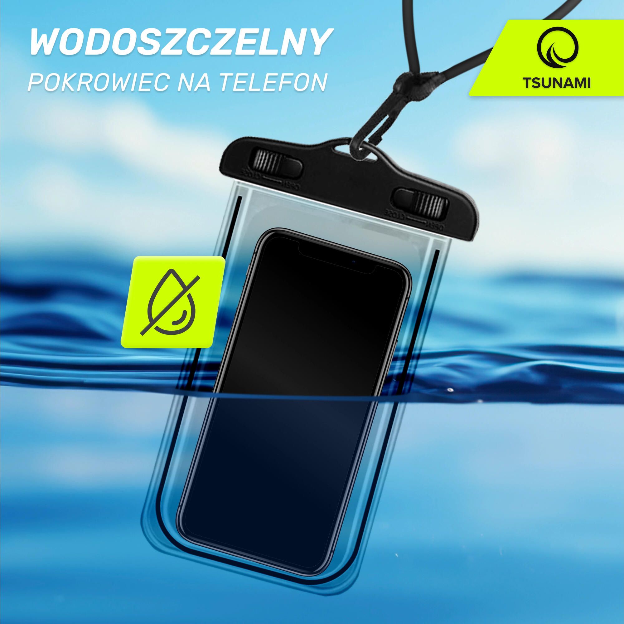 Vodotěsné pouzdro na mobil TSUNAMI 4/7