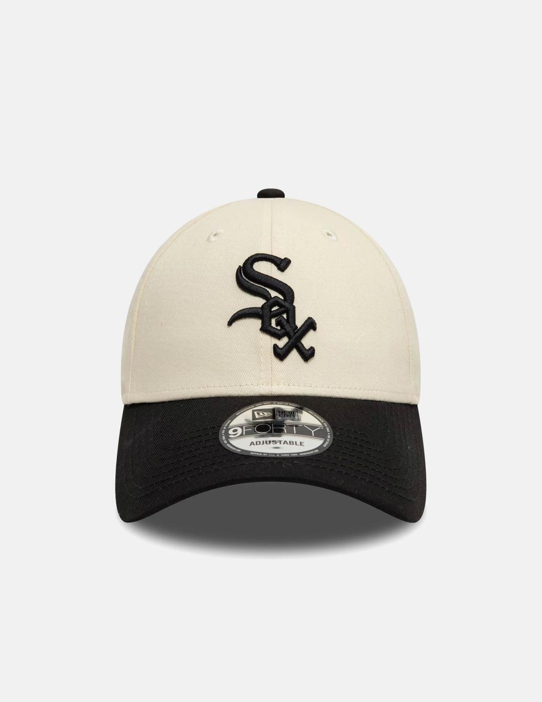 New Era 9FORTY Cap Chicago White Sox Colour Block beige 2/5