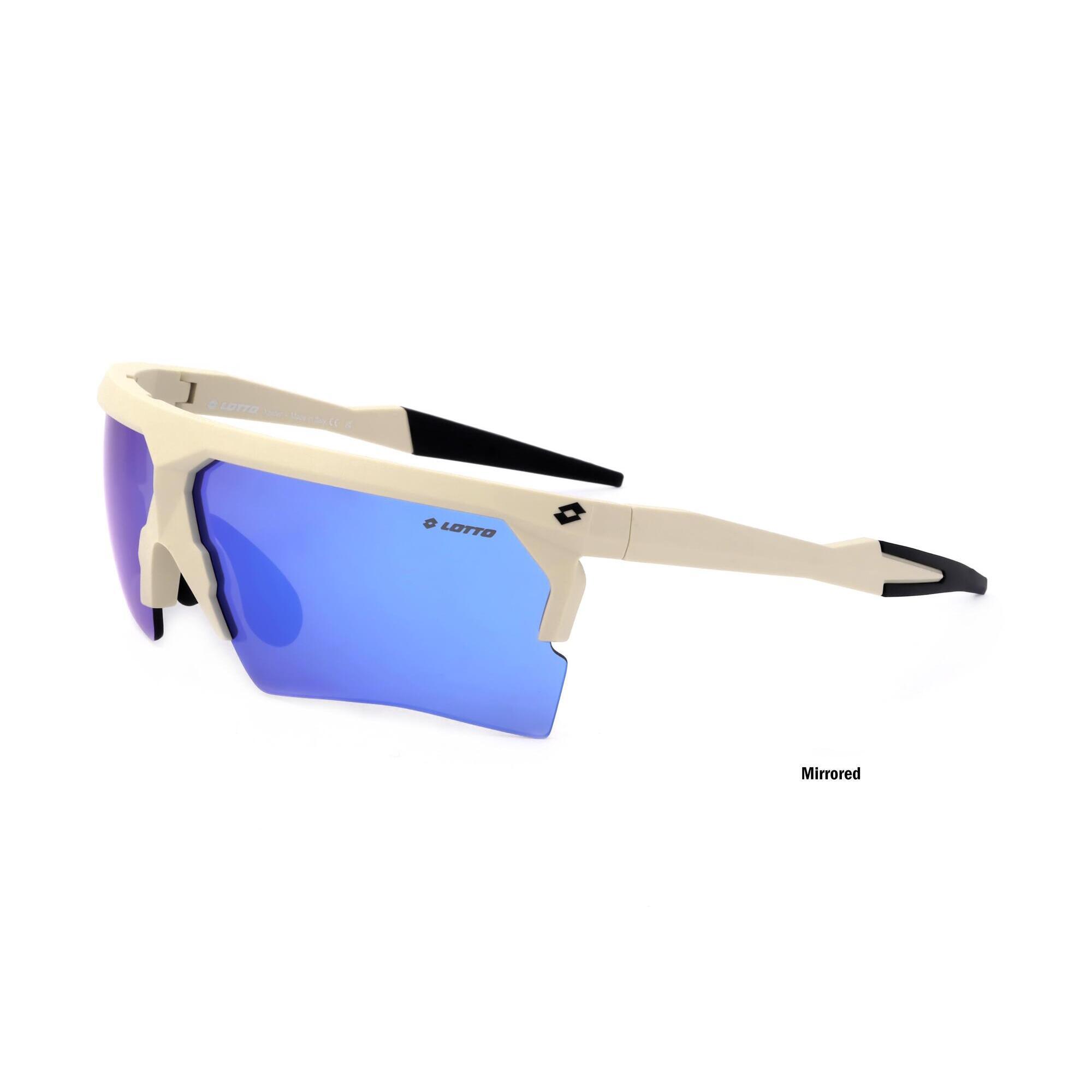 Lotto - Lunettes De Soleil Lotto Xpider Xp002 Pour Padel - Lunettes De Soleil - Beige|bleu - No Size - Decathlon