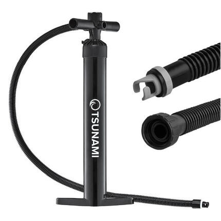 SUP Board Doppelhubpumpe Double Action Handpumpe Stand Up Paddling TSUNAMI