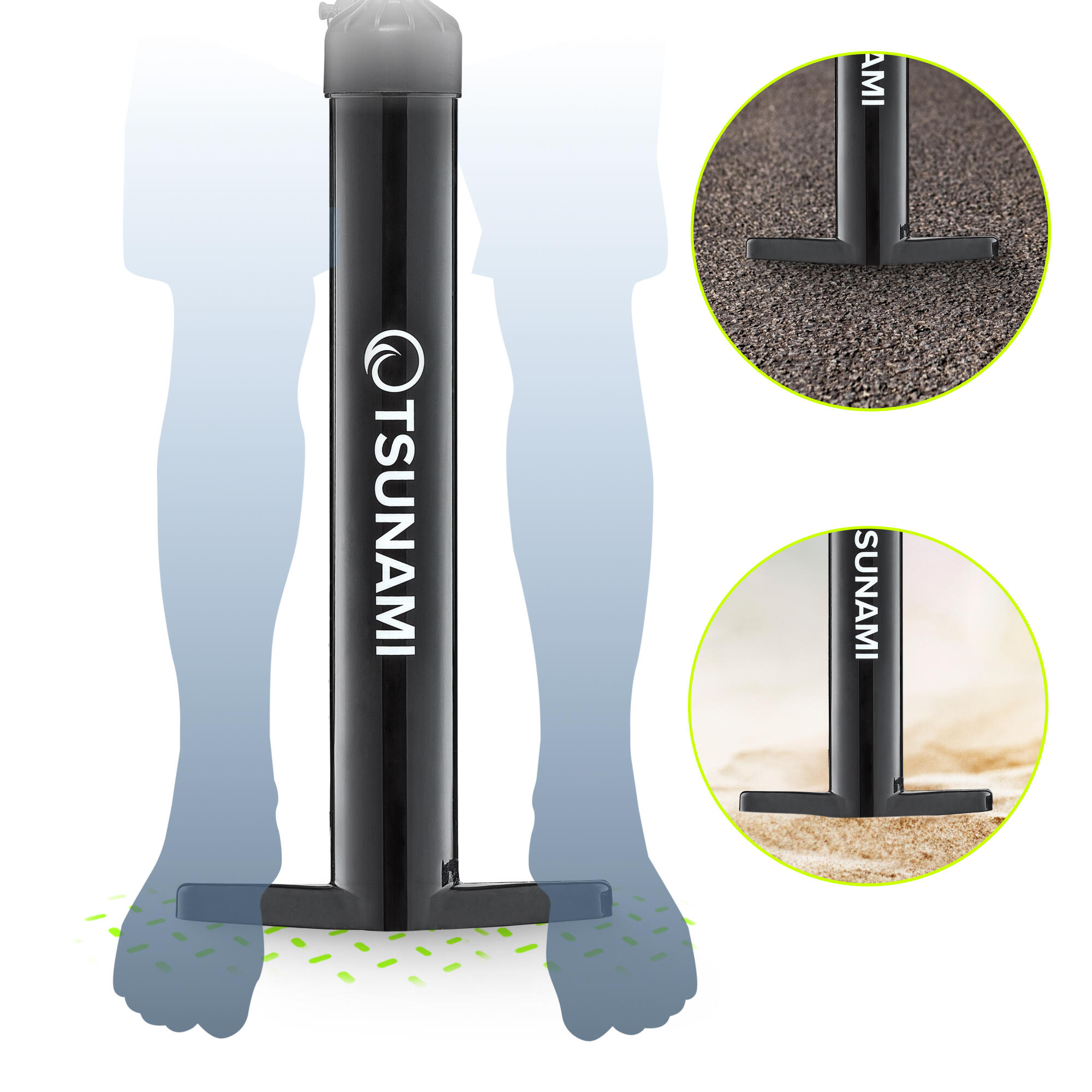 Pompa SUP manuale double action alta pressione TSUNAMI 3/5
