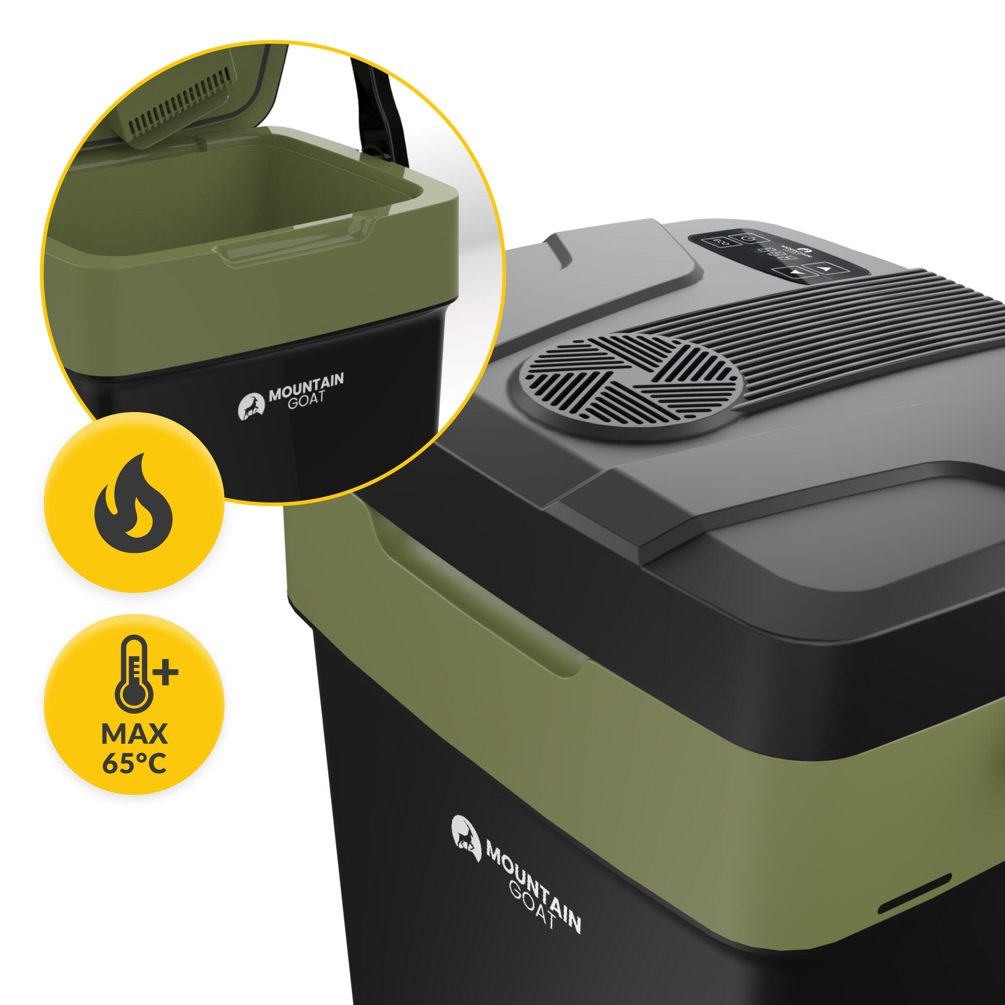 MOUNTAIN GOAT Kühlbox für unterwegs Tragbare Kühlbox für Auto & Camping 3/7